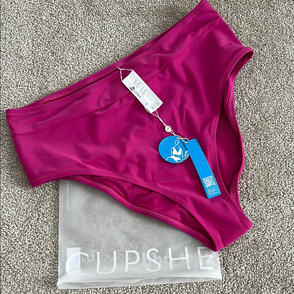 Cupshe Women's Pink Bikini Bottom